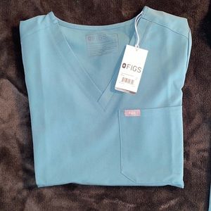 Hydrogreen Figs Catarina Scrub Top